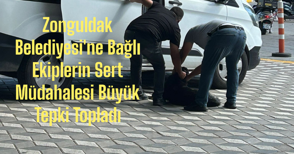 Zonguldak Belediyesi'ne Bağlı Ekiplerin Sert Müdahalesi Büyük Tepki Topladı