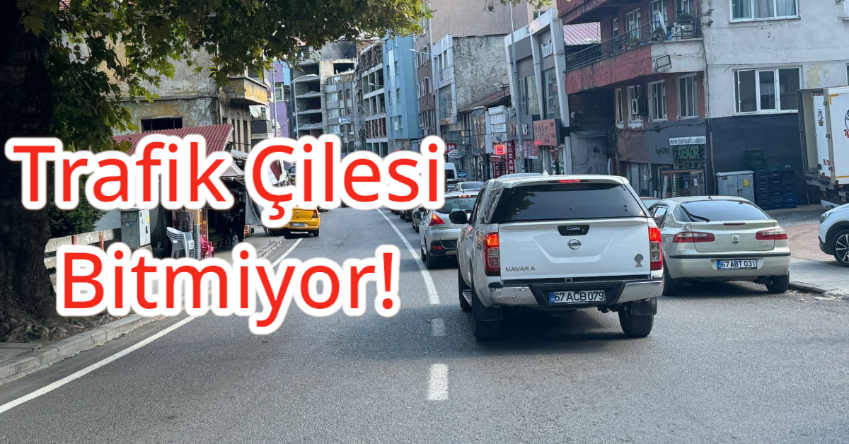 Zonguldak'ta Trafik Çilesi Bitmiyor! Vatandaşlar Çaresiz 