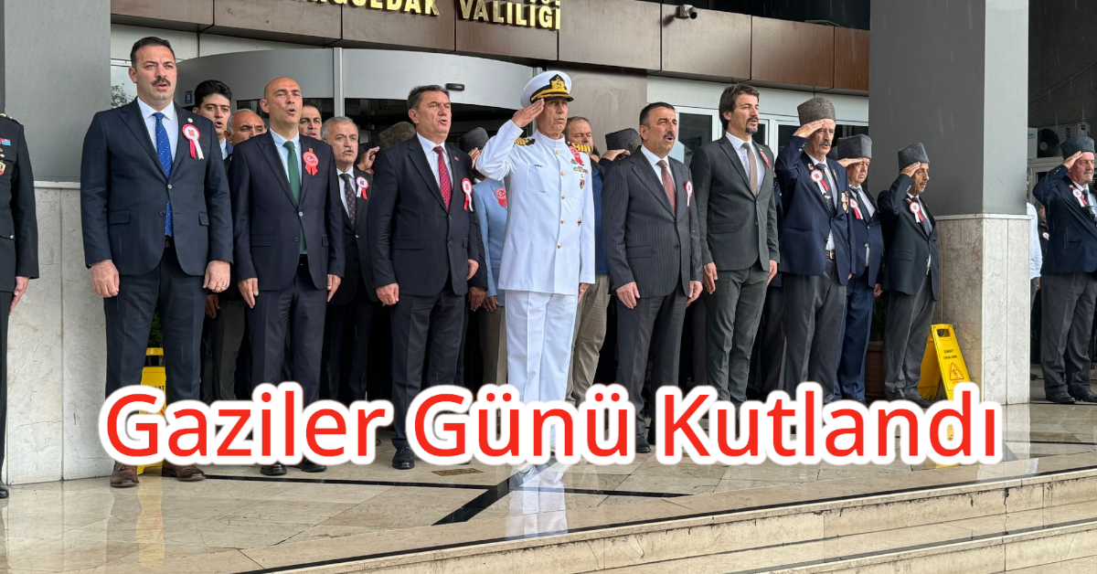 Zonguldak'ta Gaziler Günü Coşkuyla Kutlandı