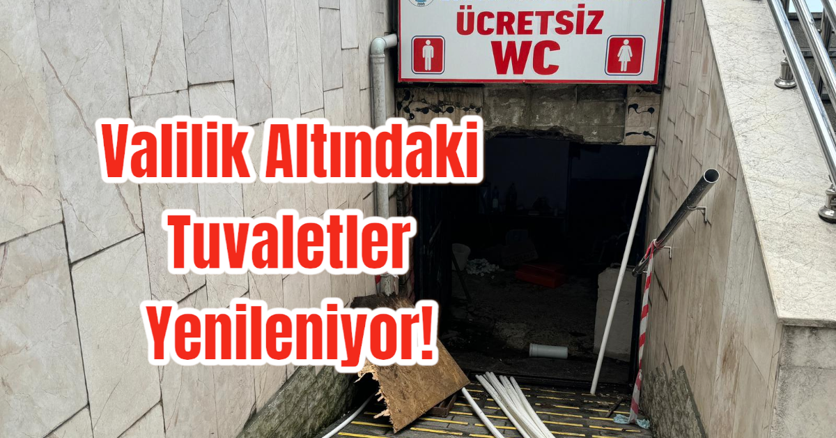 Zonguldak'ta Valilik Altındaki Tuvaletler Yenileniyor!