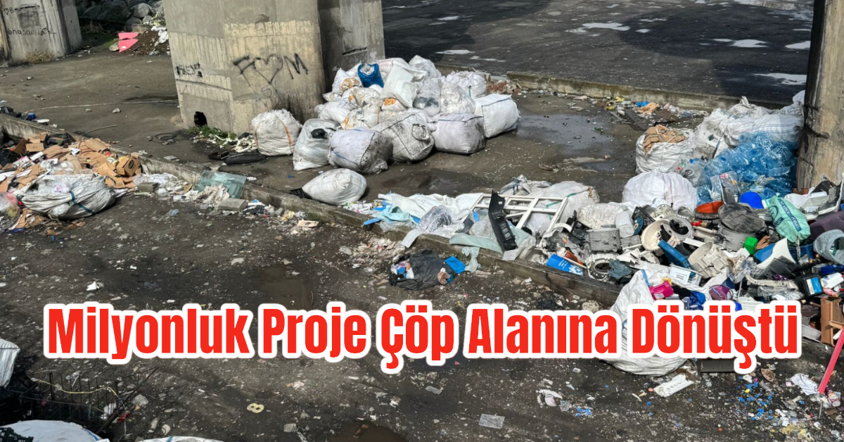 Milyonluk Proje Çöp Alanına Dönüştü: Zonguldak'ta Vatandaştan Tepki!