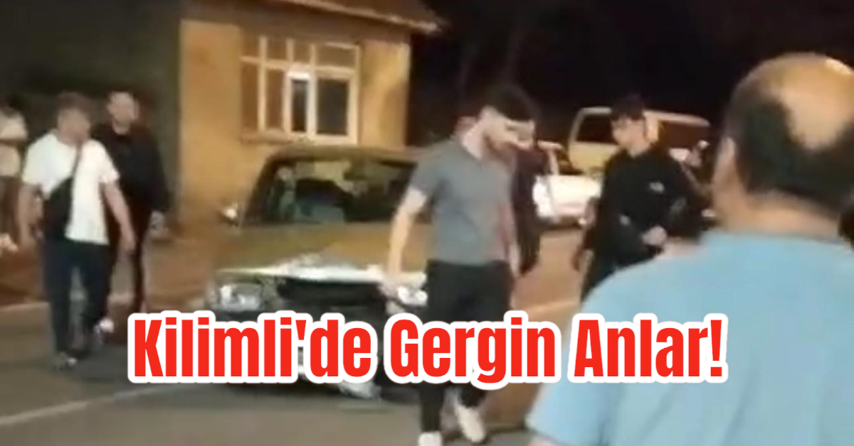 Kilimli'de Gergin Anlar! 