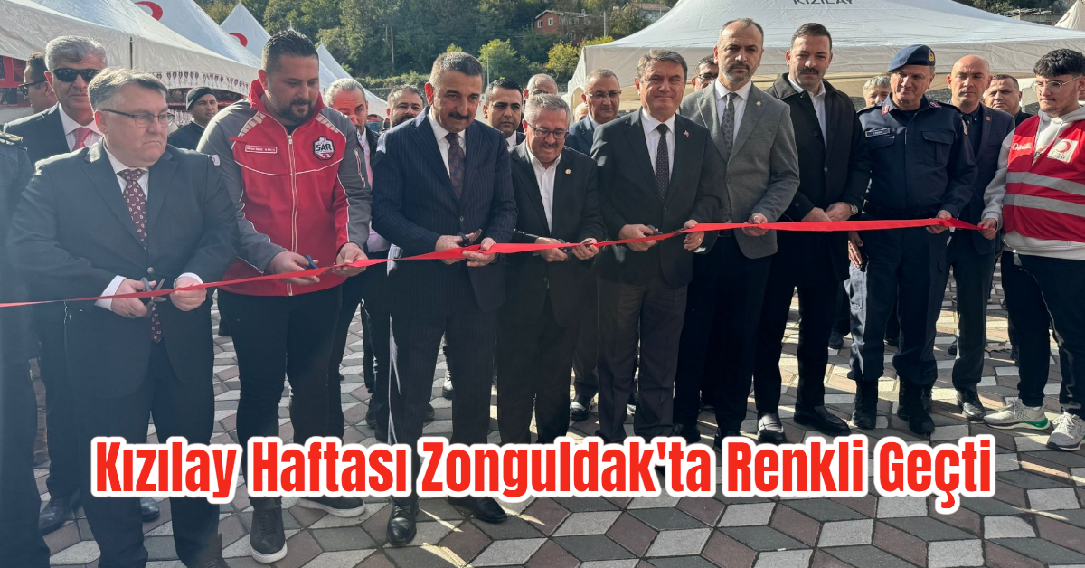 Kızılay Haftası Zonguldak'ta Renkli Geçti 