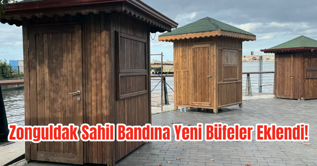 Zonguldak Sahil Bandına Yeni Büfeler Eklendi! 