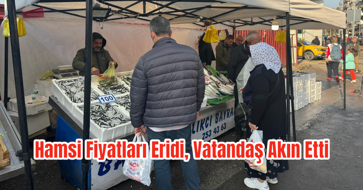 Hamsi Fiyatları Eridi, Vatandaş Akın Etti