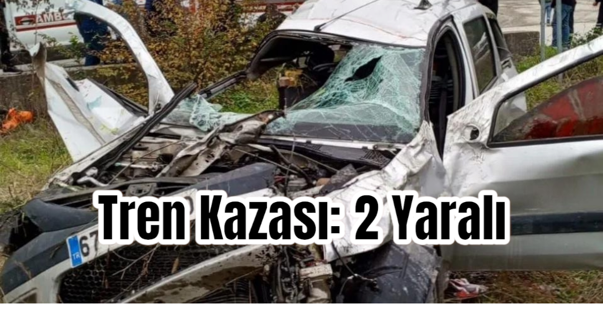 Tren Kazası: 2 Yaralı 