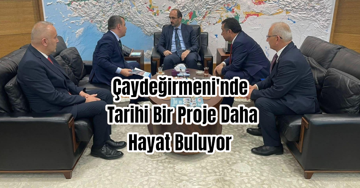 Çaydeğirmeni'nde Tarihi Bir Proje Daha Hayat Buluyor