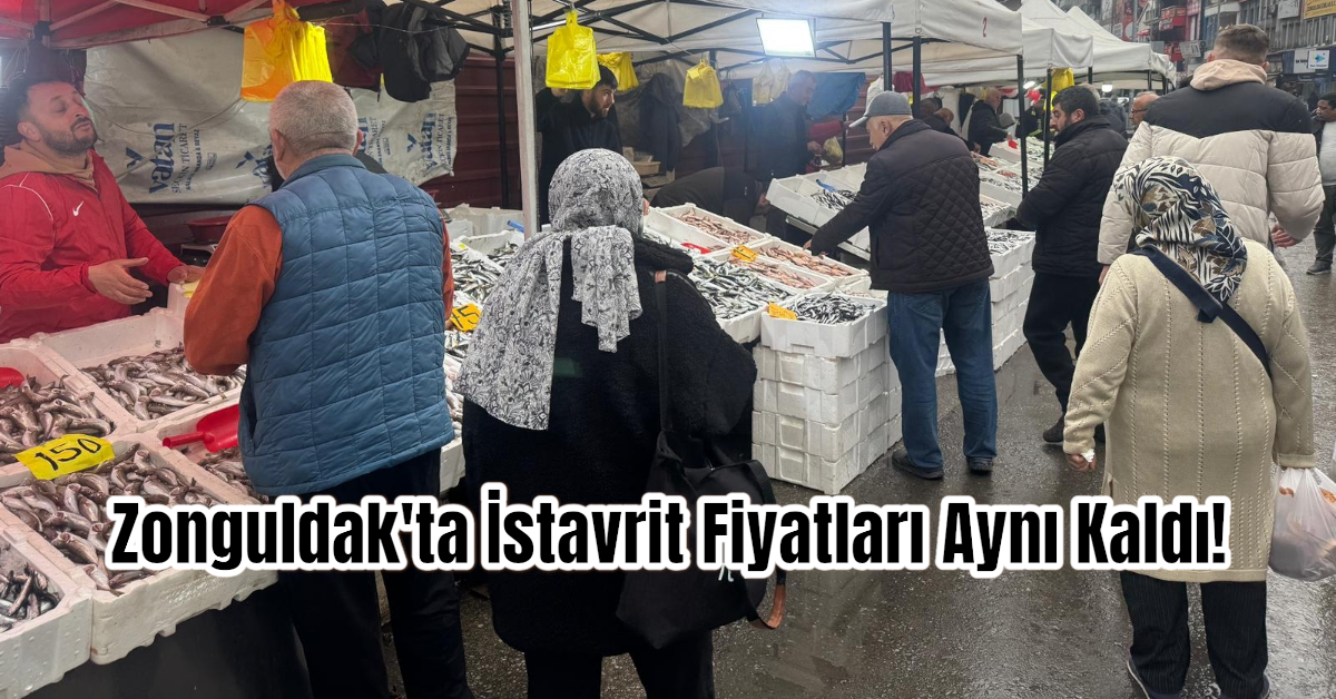 Zonguldak'ta İstavrit Fiyatları Aynı Kaldı!