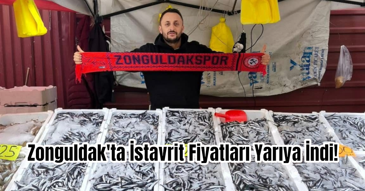 Zonguldak'ta İstavrit Fiyatları Yarıya İndi! 