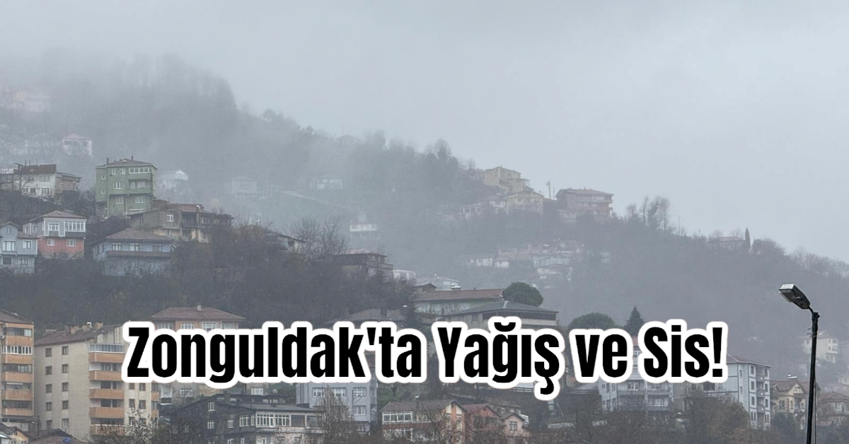 Zonguldak'ta Yağış ve Sis! 