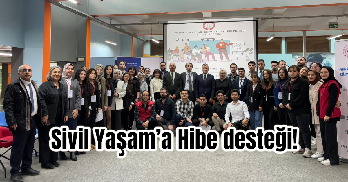 Sivil Yaşam’a Hibe desteği!