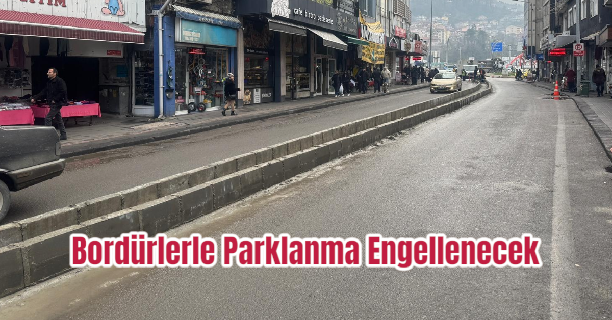 Bordürlerle Parklanma Engellenecek 