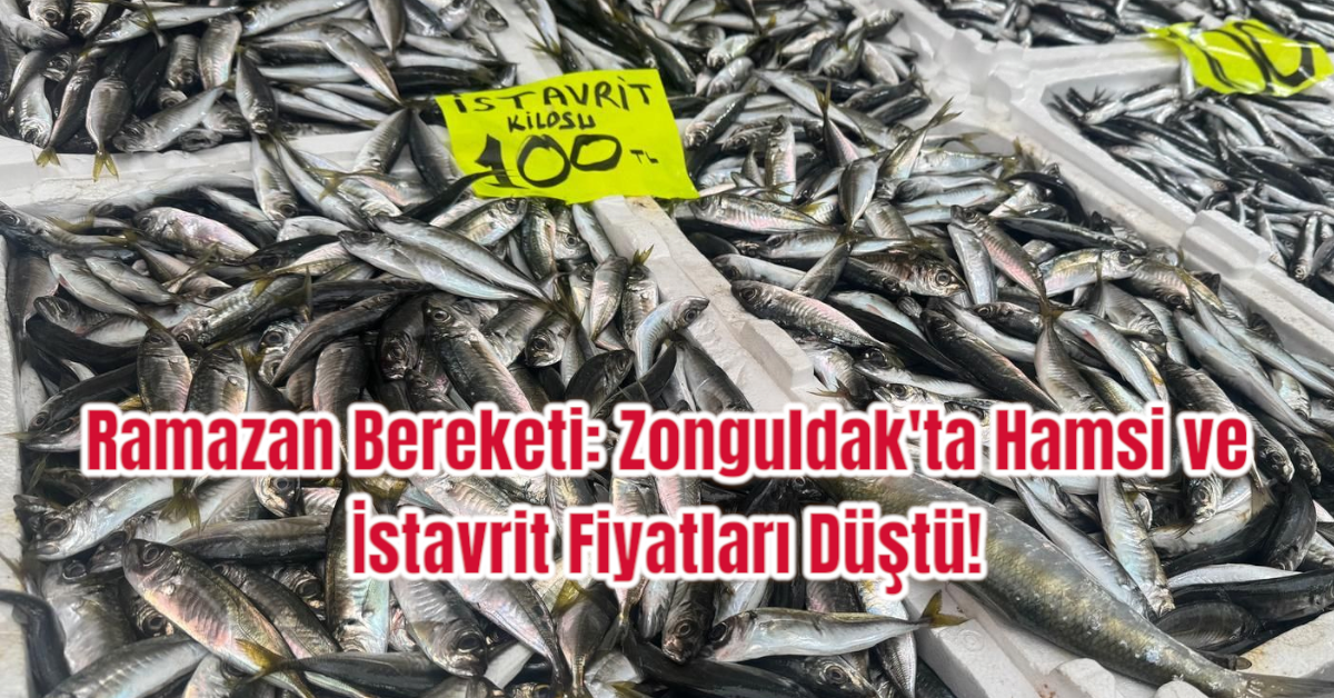 Ramazan Bereketi: Zonguldak'ta Hamsi ve İstavrit Fiyatları Düştü!