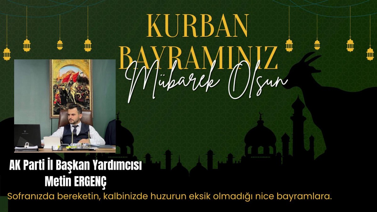 Metin Ergenç Bayram Mesajı 