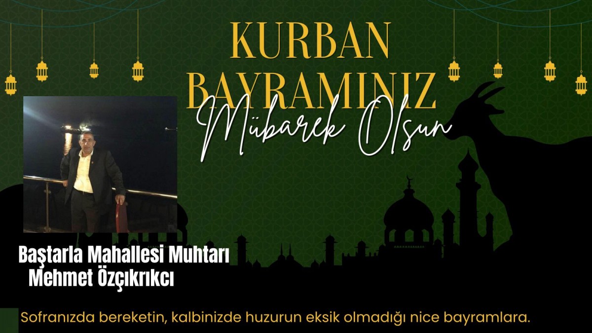 Mehmet Özçıkrıkçı Bayram Mesajı 