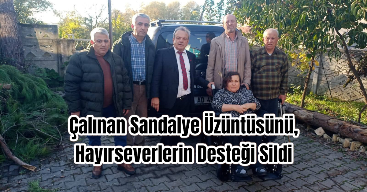 Çalınan Sandalye Üzüntüsünü, Hayırseverlerin Desteği Sildi