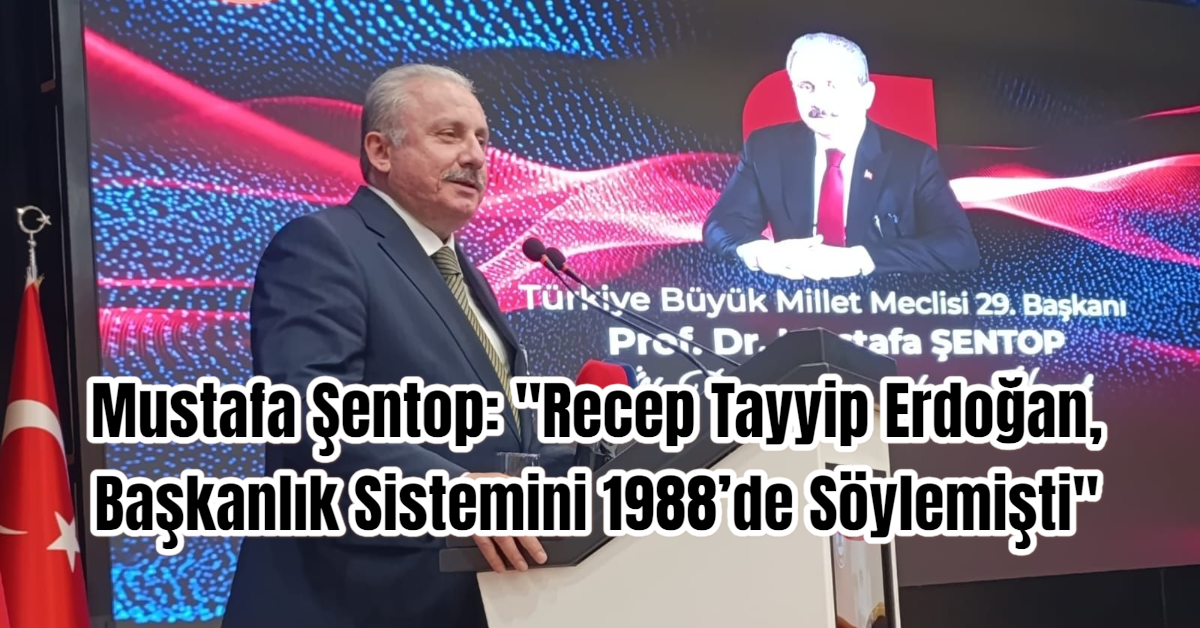 Mustafa Şentop: 