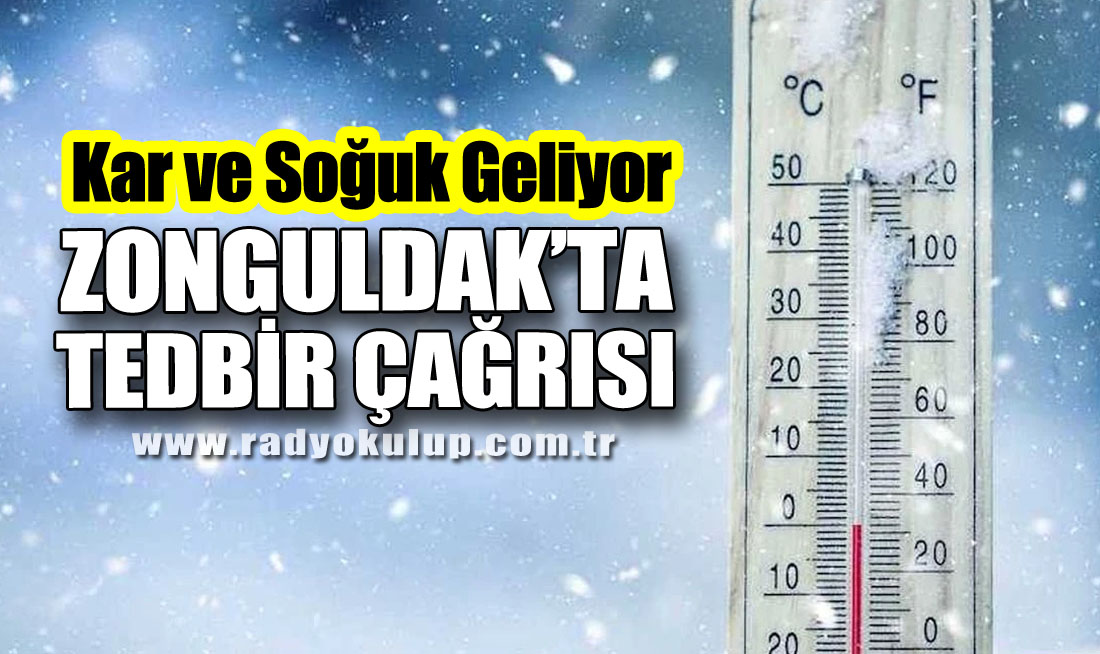 Zonguldak'ta Tedbir Çağrısı