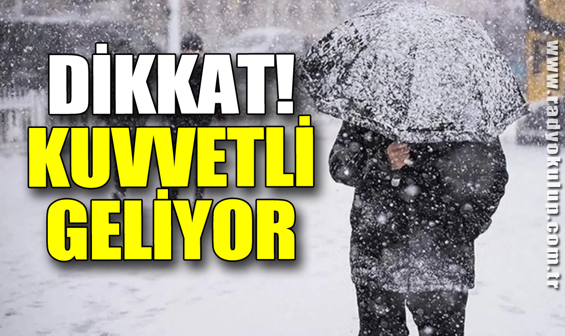 Kuvvetli Kar Yağışı Uyarısı