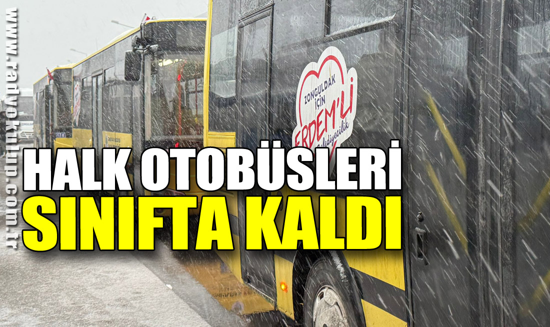 Halk otobüsleri sınıfta kaldı