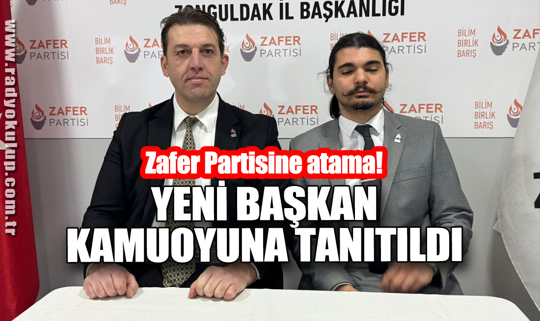 Zafer Partisine atama! Yeni başkan kamuoyuna tanıtıldı
