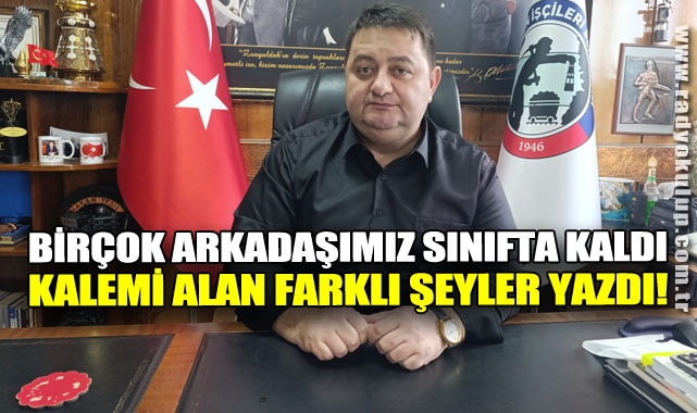 Birçok Arkadaşımız Sınıfta Kaldı. Kalemi Alan Farklı Şeyler Yazdı!
