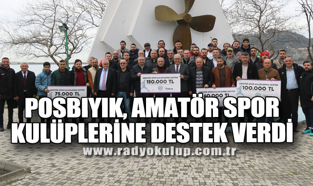 POSBIYIK, AMATÖR SPOR KULÜPLERİNE DESTEK VERDİ