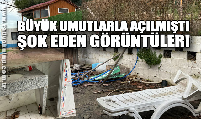 Büyük umutlarla açılmıştı, şok eden görüntüler!