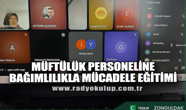 Müftülük Personeline Bağımlılıkla Mücadele Eğitimi