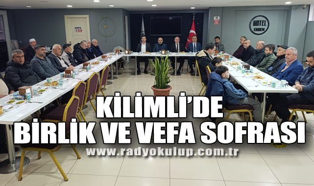 Kilimli’de Birlik ve Vefa Sofrası