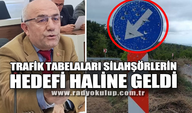 Trafik Tabelaları Silahşörlerin Hedefi Haline Geldi