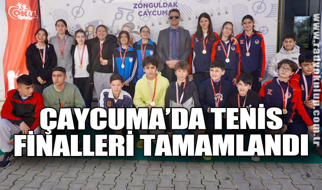 Çaycuma’da Tenis Finalleri Tamamlandı
