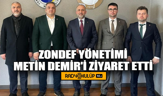 ZONDEF Yönetimi Zonguldak TSO Başkanı Metin Demir'i Ziyaret Etti 