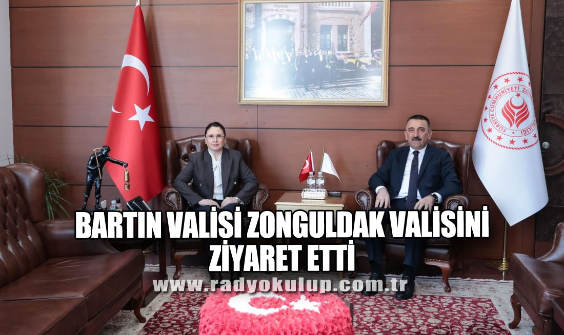 Bartın Valisi, Zonguldak Valisini Ziyaret Etti