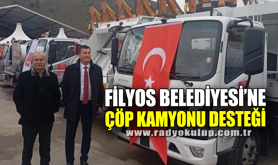 Filyos Belediyesi’ne Çöp Kamyonu Desteği