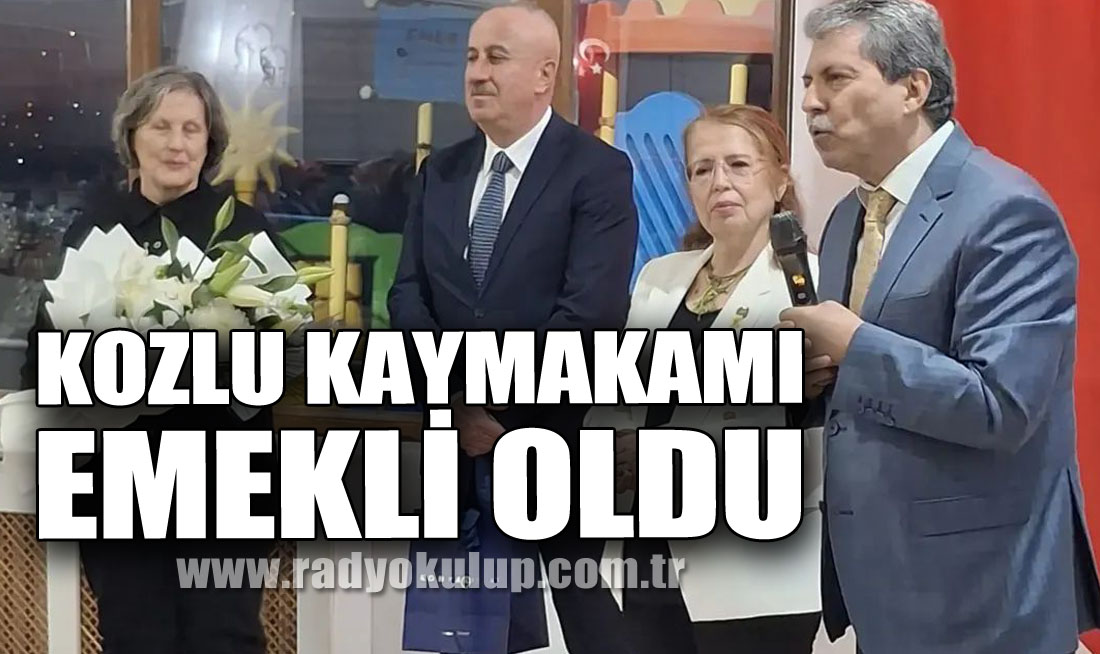 Kozlu Kaymakamı Emekli Oldu