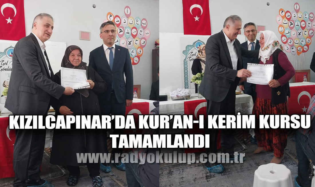 Kızılcapınar’da Kur’an-ı Kerim Kursu Tamamlandı
