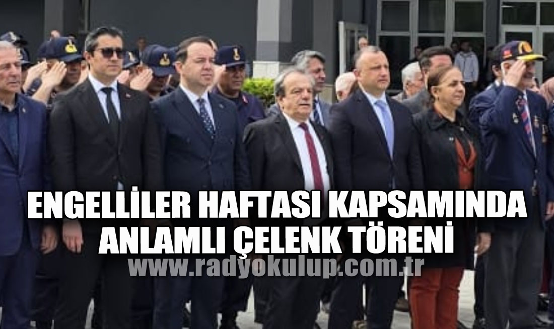 Engelliler Haftası Kapsamında Anlamlı Çelenk Töreni
