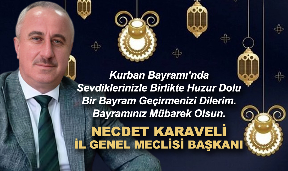 KURBAN BAYRAMI'NI KUTLADI