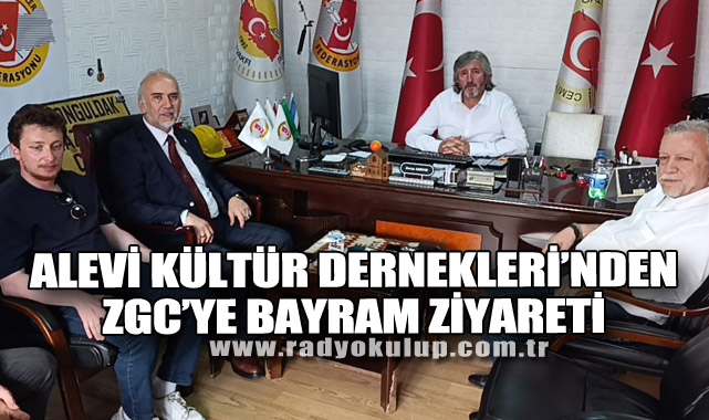 ALEVİ KÜLTÜR DERNEKLERİ’NDEN ZGC’YE BAYRAM ZİYARETİ