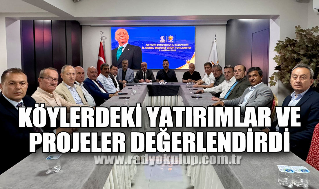 Köylerdeki Yatırımlar ve Projeler Değerlendirdi 
