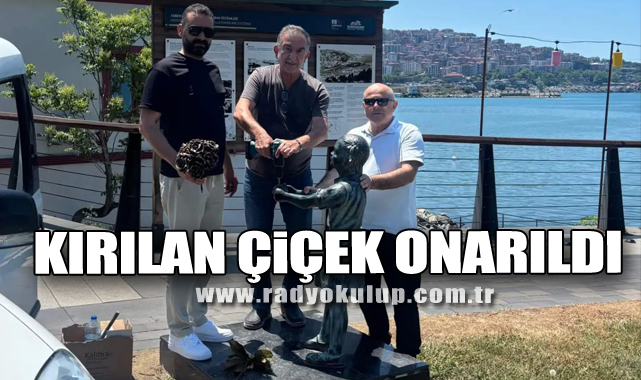 Kırılan Çiçek Onarıldı
