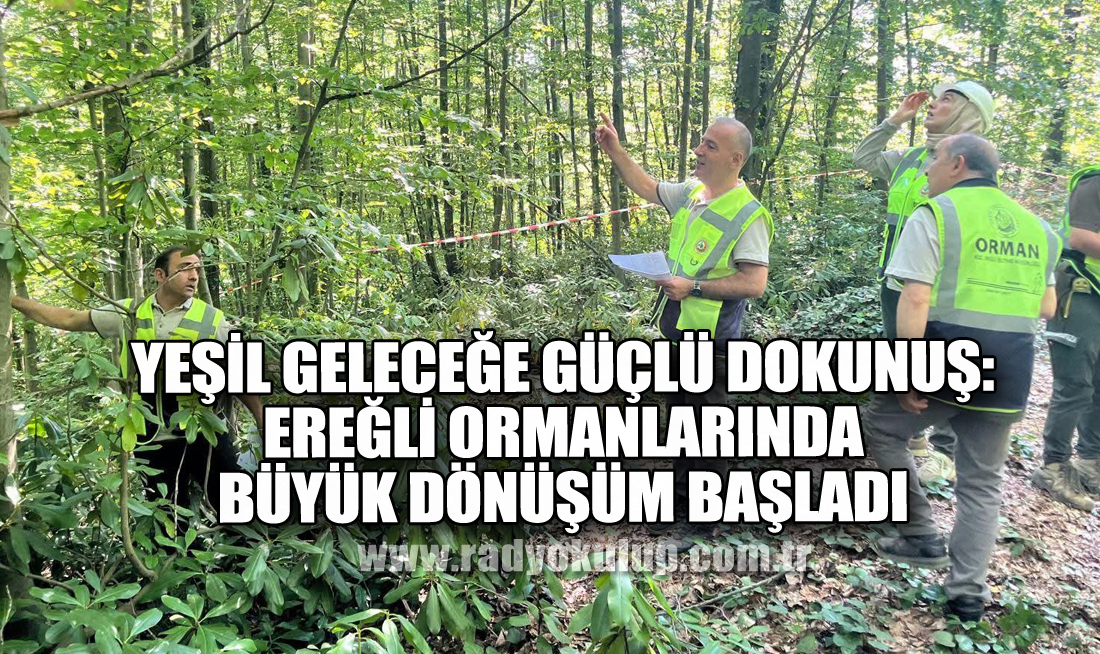 Yeşil Geleceğe Güçlü Dokunuş: Ereğli Ormanlarında Büyük Dönüşüm Başladı