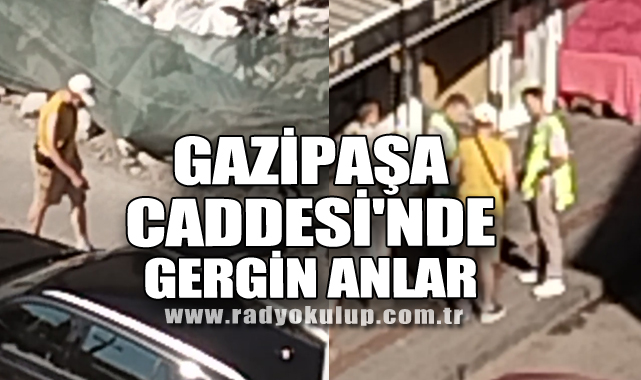 Gazipaşa Caddesi'nde Gergin Anlar: Polis Ekipleri Hakaret İhbarına Müdahale Etti