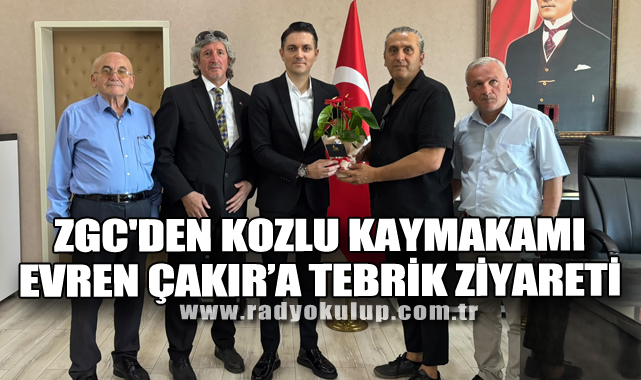ZGC'den Kozlu Kaymakamı Evren Çakır’a Tebrik Ziyareti