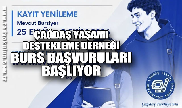 Çağdaş Yaşamı Destekleme Derneği Burs Başvuruları Başlıyor