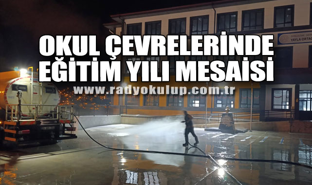 Okul Çevrelerinde Eğitim Yılı Mesaisi