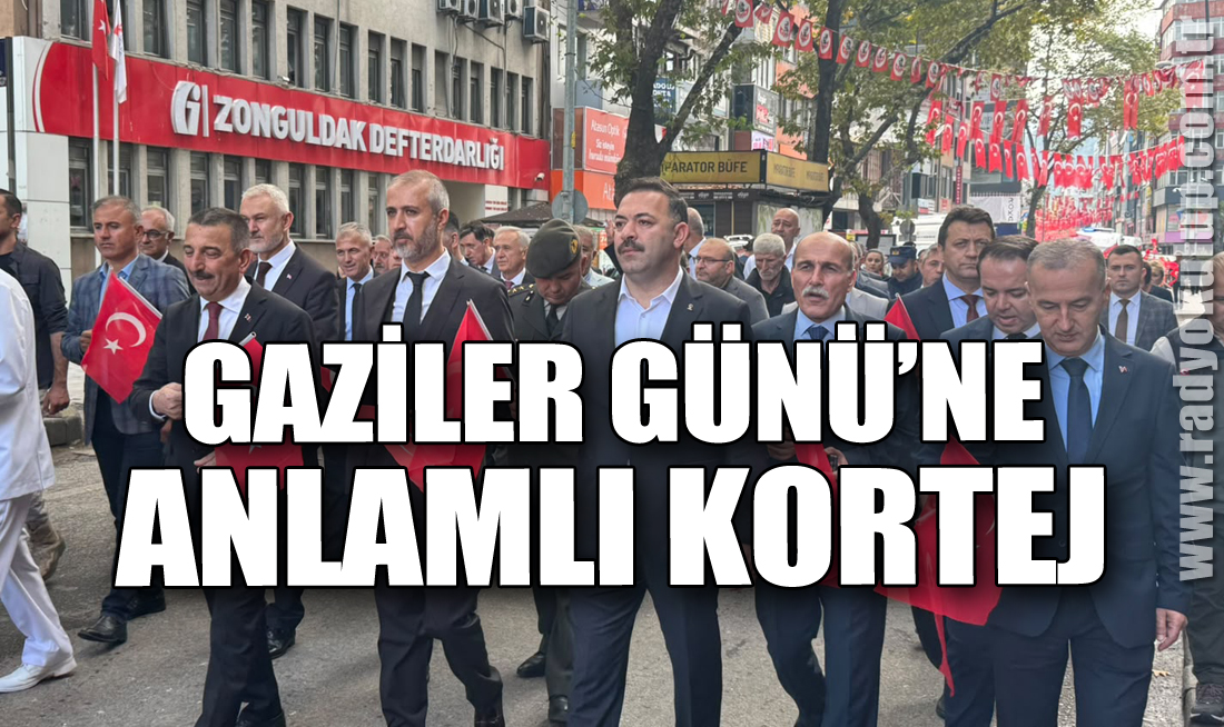 Zonguldak’ta Gaziler Günü’ne Anlamlı Kortej