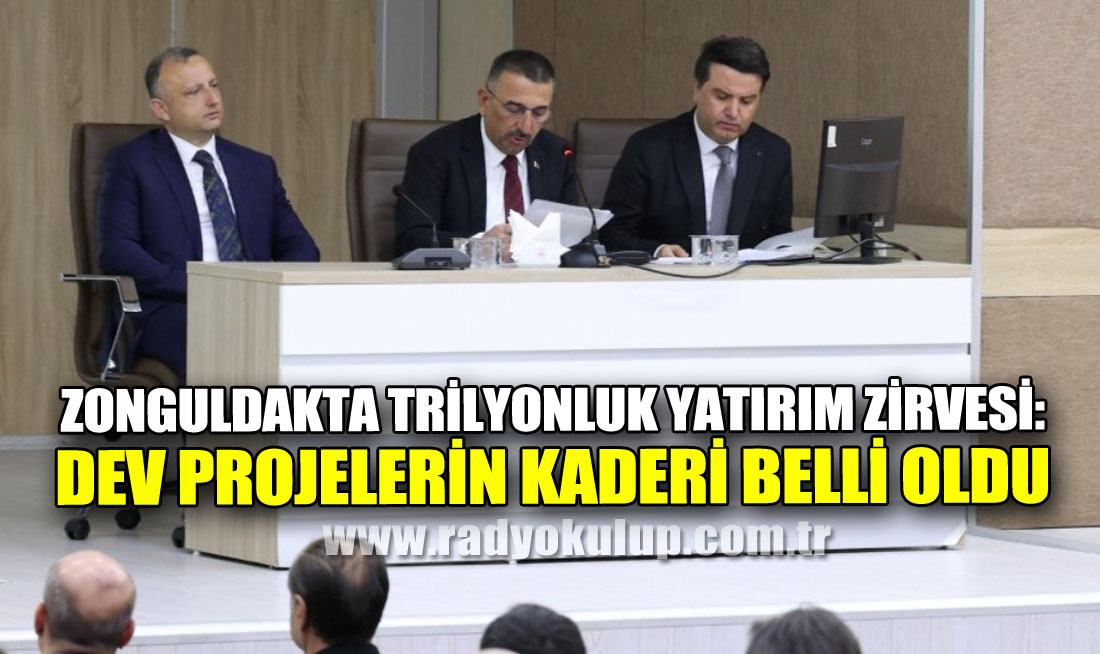 ​Zonguldakta Trilyonluk Yatırım Zirvesi: Dev Projelerin Kaderi Belli Oldu