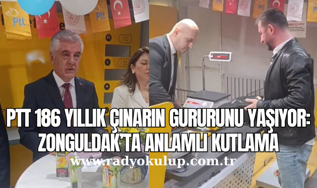 PTT 186 Yıllık Çınarın Gururunu Yaşıyor: Zonguldak’ta Anlamlı Kutlama